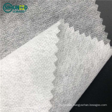 Colorful double side Adhesive Non-woven interlining   double dot PA Fusible interfacing Fabric for the full front part
